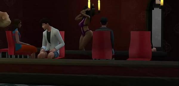  The sims 4 - Sex mods  Strip Club gameplay part 3